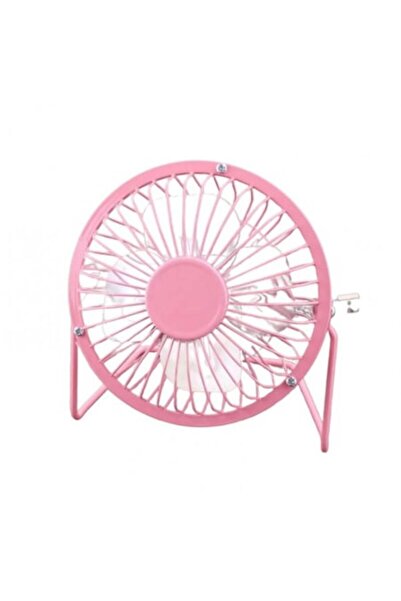 Tescomak Ventilator portabil alimentat prin USB, 17 cm, culoare roz