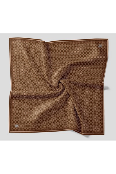 Levidor Tiny Geometric Pattern Double Color Series Sparkling Crystal Scarf
