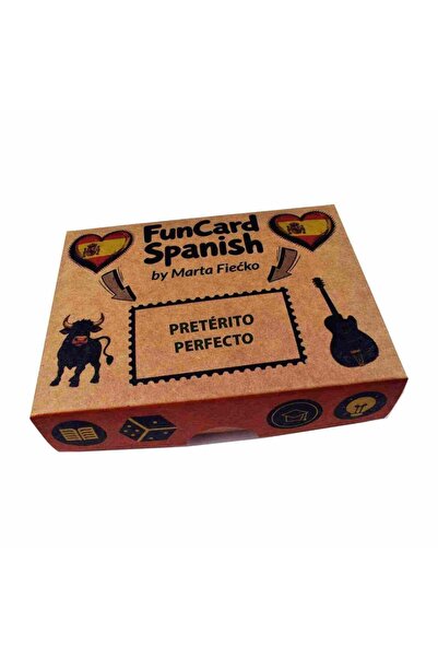 OEM Cartonașe educaționale creative pentru învățarea limbii spaniole Preterit...