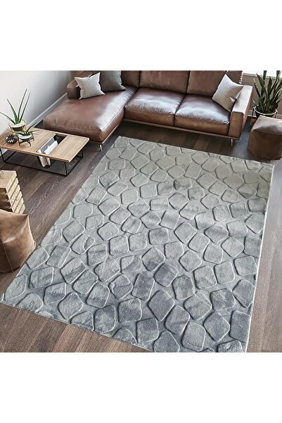 OEM Covor, model în relief, Piatră, 160x230 GRI