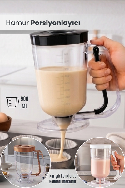 Orvila Dough Portioner Pancake Dispenser Pouring Apparatus 900 ml