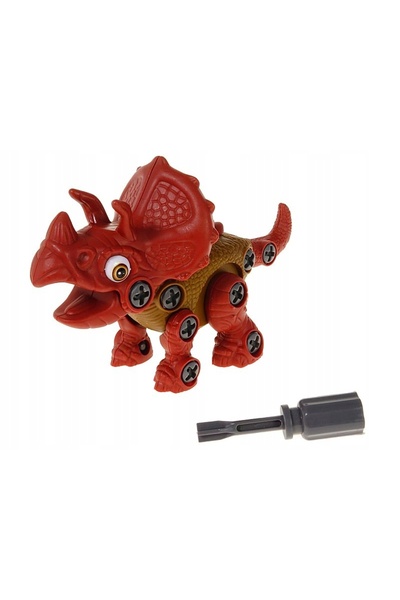 OEM Dinozaur de jucarie copii, Plastic, 19 cm, Cu model, Multicolor