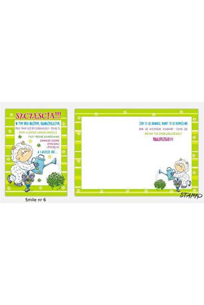 OEM Carnet B6 Smile cu plic, ștampilă, format 178×132 mm (model 06)