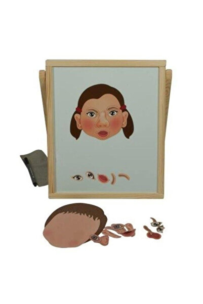 OEM Tablă magnetică din lemn, pliabilă, puzzle cu fete 3toysm