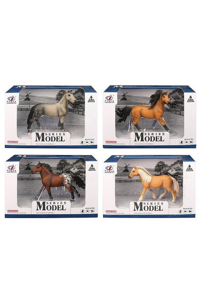 OEM Figurină realistă cal ADAR - MIX de modele, 11x9,5x6 cm, 3+