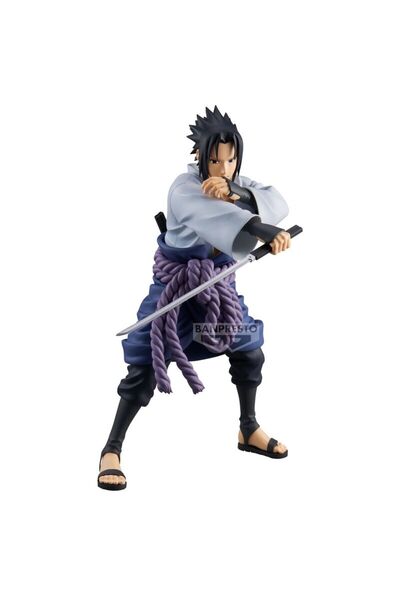 OEM Figurina Banpresto Uchiha Sasuke 24cm, Sharingan, pentru varsta de 15+ ani