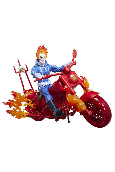 OEM Marvel Legends Ghost Rider Johnny Blaze cu motocicleta – figurină de 15 cm