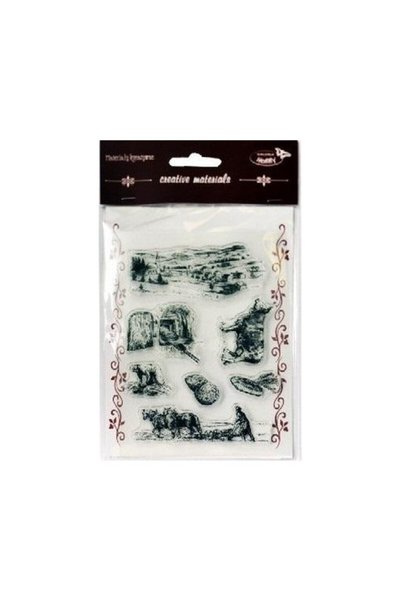 OEM Galeria Hobby Ștampile din silicon Clear Choice – model Ferma (SK-11208)