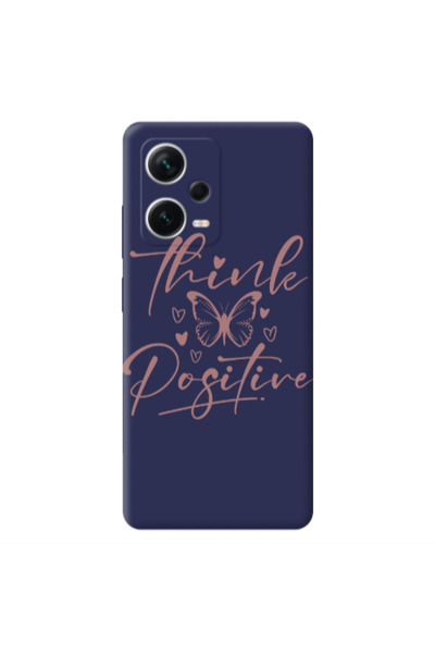Other Xiaomi Poco X5 Think Positive Dark blue Colored Silicone TPU Θήκη