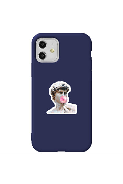 Other Apple iPhone 11 Bubble Dark blue Colored Silicone TPU Θήκη