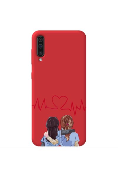 Other Samsung A70 Bro Red Colored Silicone TPU Θήκη