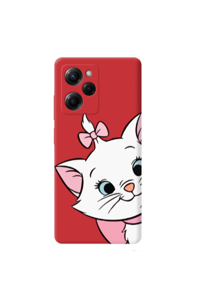 Other Xiaomi Poco X5 Pro I am here Red Colored Silicone TPU Θήκη