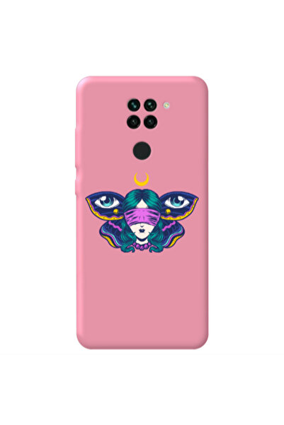 Other Xiaomi Redmi Note 9 Eye in my ear Pink Colored Silicone TPU Θήκη