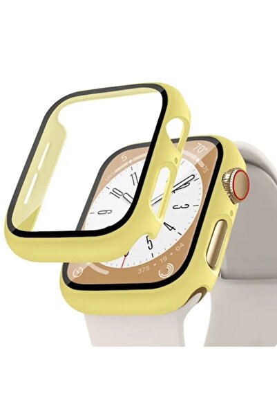 OEM Folie de protecție cu carcasă pentru Apple Watch Series 7 8 9 45mm, Plast...