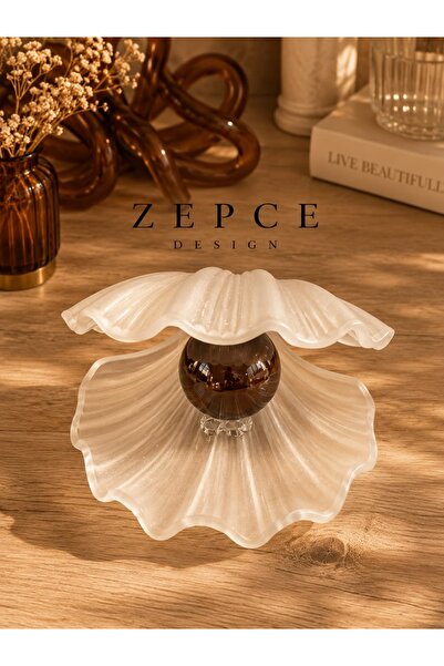 zepce design Dekoratif Cam İstiridye