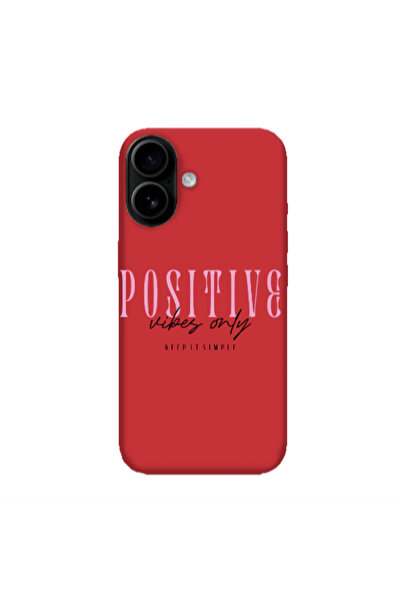Other Apple Iphone 16 plus Keep It Simple Red Colored Silicone TPU Θήκη