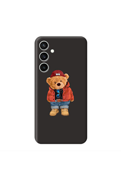 Other Samsung S24 Plus Bear in a hat Black Colored Silicone TPU Θήκη
