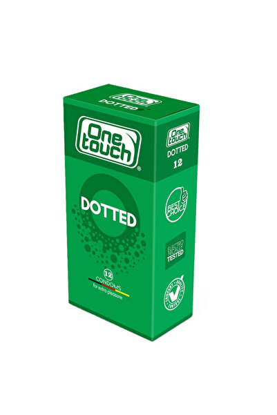 onetouch One Touch Dotted Textured Condoms, With Embossed Dots, 12 Pieces