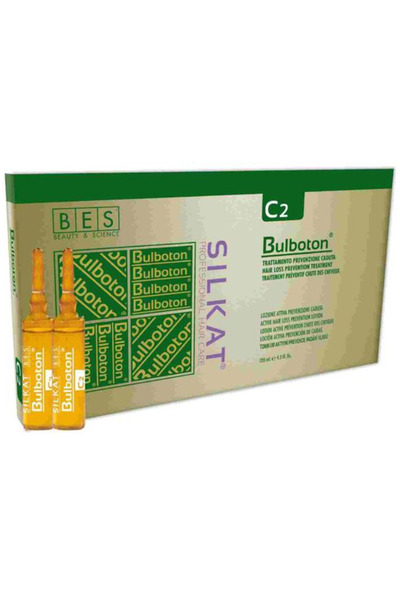 BES Lotiune Activa pentru Par - Bulboton Silkat, 12 fiole x10 ml