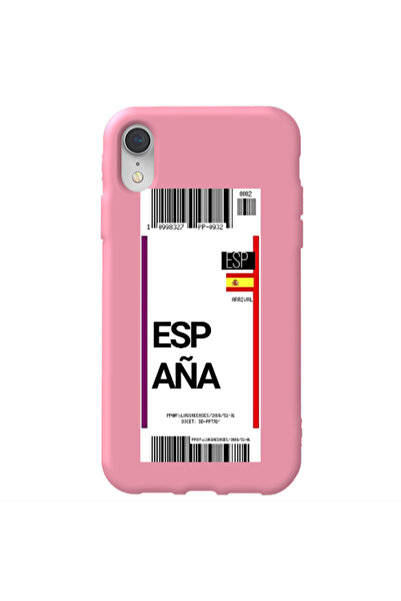 Other Apple iPhone Xr Espana Arrival Pink Colored Silicone TPU Θήκη