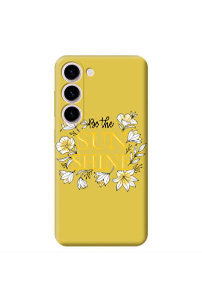 Other Samsung S23 Plus Sun Shine Yellow Colored Silicone TPU Θήκη