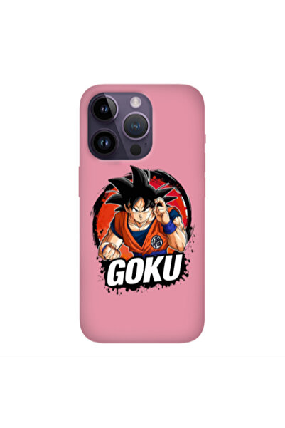 Other Apple iPhone 14 Pro Max Dragon Ball Pink Colored Silicone TPU Θήκη
