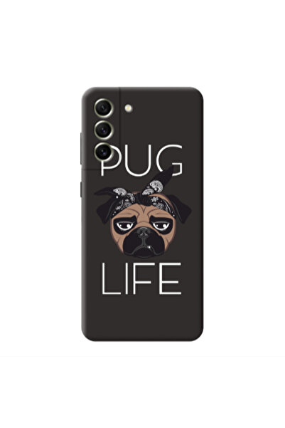Other Samsung S21 PLUS Pug Life Black Colored Silicone TPU Θήκη