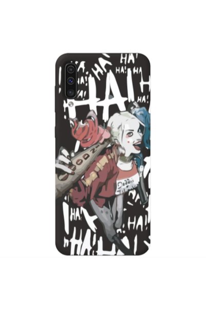 Other Samsung A70 Ha Ha Ha Black Colored Silicone TPU Θήκη