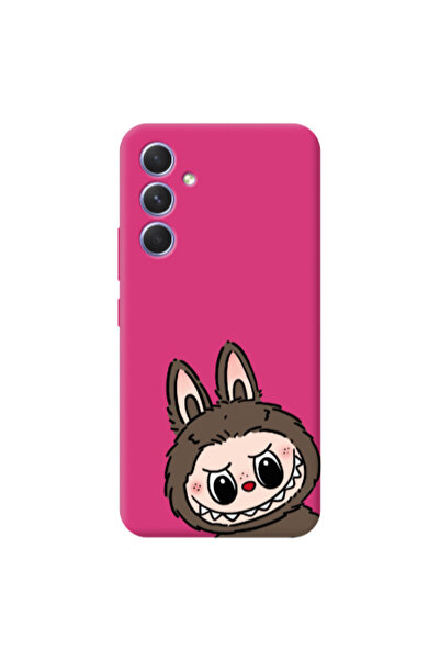 Other Samsung A54 Labubu7 Fuchsia Colored Silicone TPU Θήκη