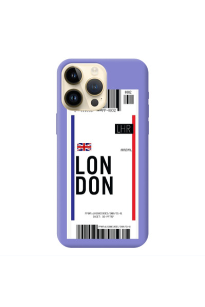Other Apple iPhone 13 Pro Max London Arrival Purple Colored Silicone TPU Θήκη
