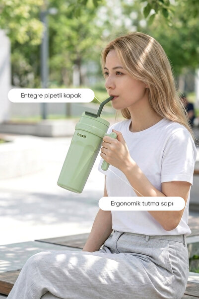 Fressi Calora Paslanmaz Çelik 950 ML Termos | FR-T956
