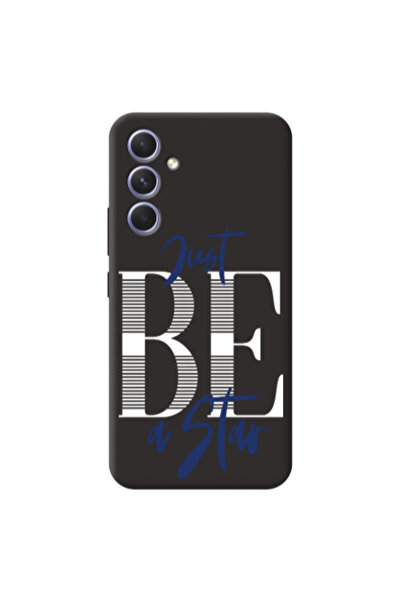 Other Samsung A54 Just Be a Star Black Colored Silicone TPU Θήκη