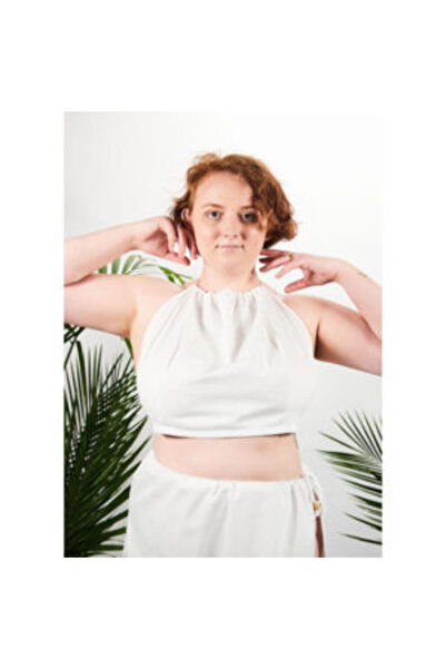 YEYE Made In Nature Sutien sauna Yeye XXL din bumbac 100% Alb XL