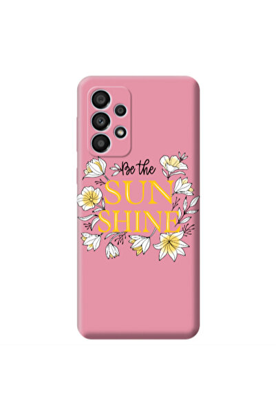 Other Samsung A53 Sun Shine Pink Colored Silicone TPU Θήκη