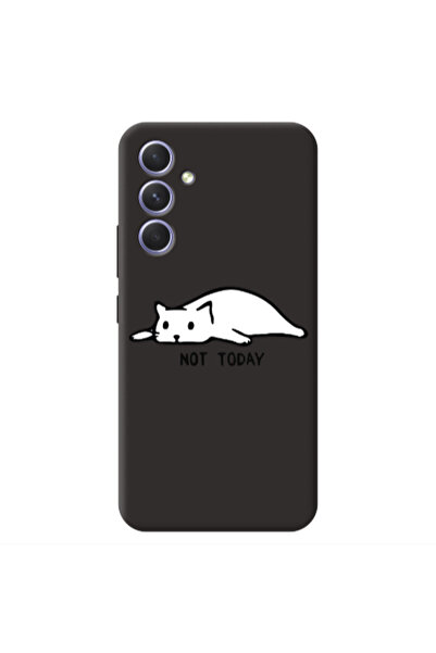 Other Samsung A54 Not Today Black Colored Silicone TPU Θήκη