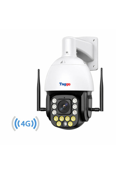 Taggo Cameră 4G 8MP PTZ Ultra HD, Zoom optic 99X, 360 °   Rotație, Viziune no...
