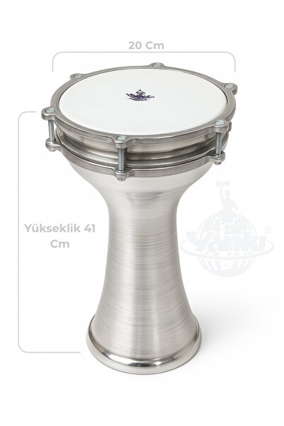 YANKI DR-5 Profesyonel Alüminyum Darbuka 5 Numara