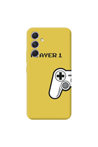 Other Samsung A56 Player 1 Yellow Colored Silicone TPU Θήκη