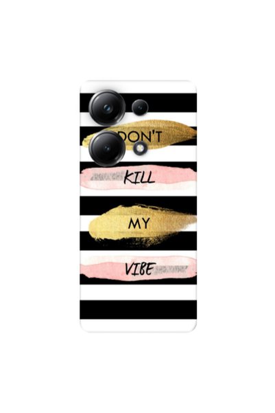 Other Xiaomi Poco M6 Pro 4G Kill my vibe Transparent Silicone TPU Θήκη
