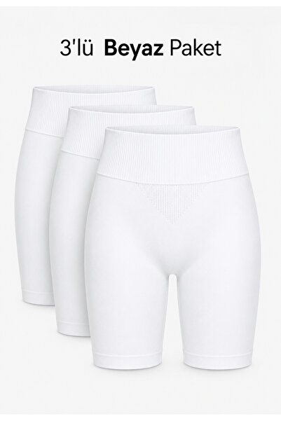 Formactive Women's Seamless Stitch-Free Long Leg Pack Boxer White – High Wais...