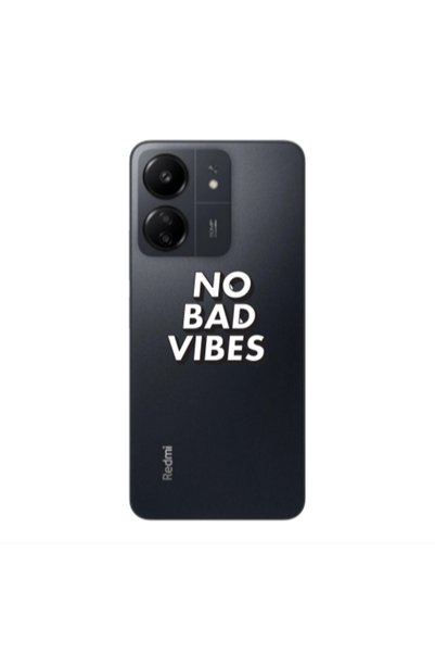 Other Xiaomi Redmi 13C No bad vibes Transparent Silicone TPU Θήκη
