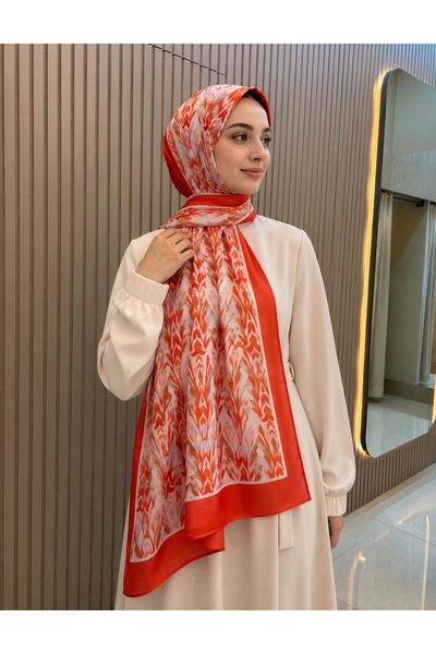 Butik Desenli Pamuk Şal