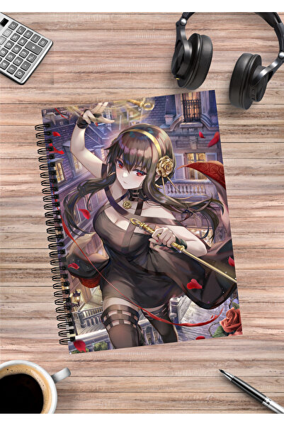 mertfigur Spy x Family Anya Yor Loid Forger Caiet spiralat anime A5 (50 de coli)