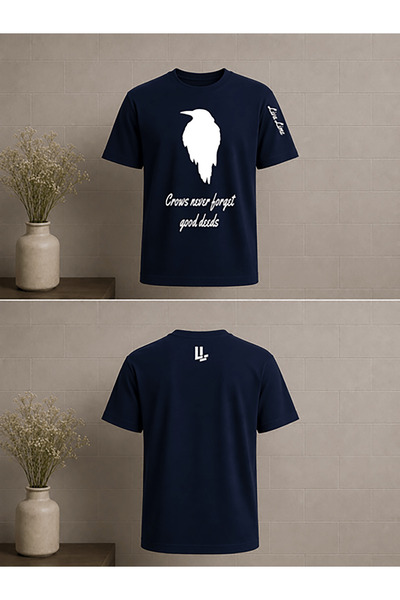 LivaLime Karga Design Printed Oversize Unisex T-Shirt