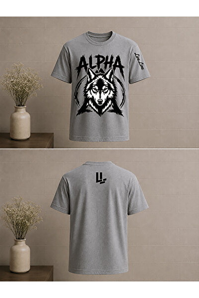Hasdem Case Kurt Alpha Text Printed Oversize T-Shirt