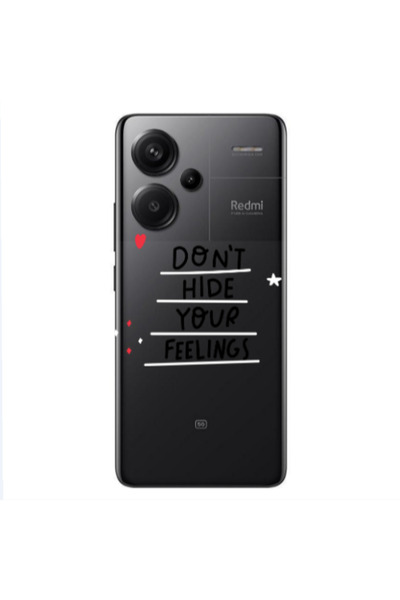 Other Xiaomi Redmi Note 13 Pro+ 5G Dont Hide Your Feelings Transparent Silico...