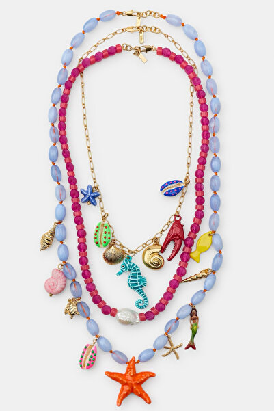 Bo Takı ve Aksesuar Brand Model Sea-Themed Necklace Set