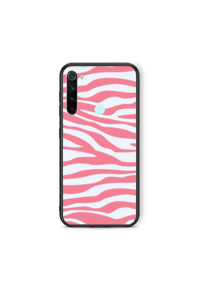 Other Xiaomi Redmi Note 8 Pink Zebra Black Glossy Θήκη