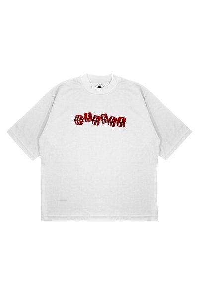 Compostela Unisex Women's Men's Manifesto Manifesto Cube Front Printed Oversize Thick Fabric Relaxed Fit T-Shirt