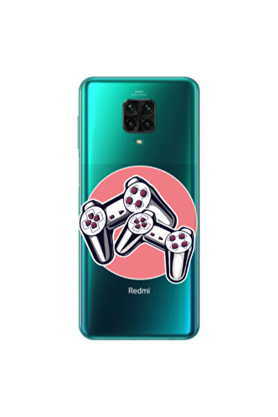 Other Xiaomi Redmi Note 9S Retro Joysticks Transparent Silicone TPU Θήκη